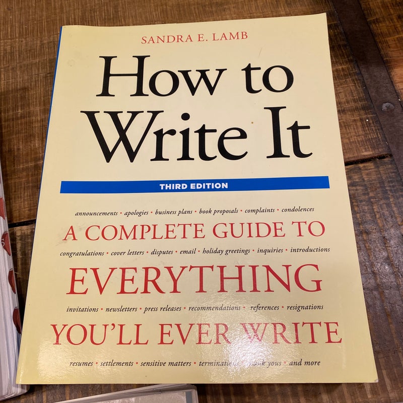 How to Write It, Third Edition