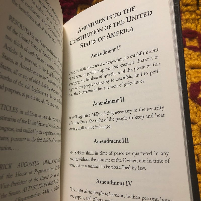 The Constitution of the United States of America with the Declaration of Independence