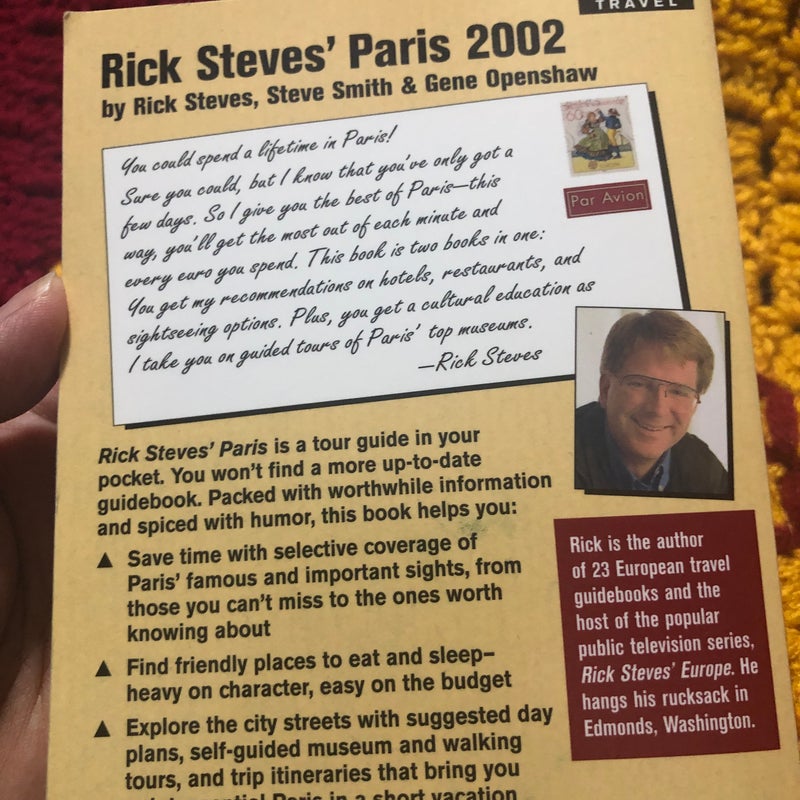 Rick Steves' Paris, 2002