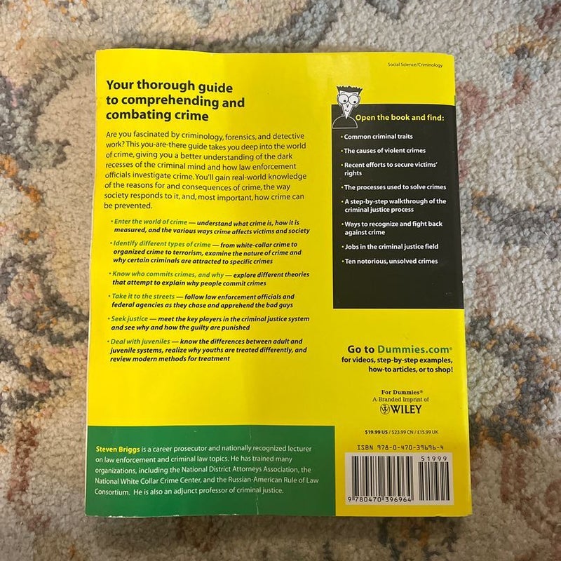 Criminology for Dummies