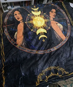 Bookish Box zodiac academy inspired blanket