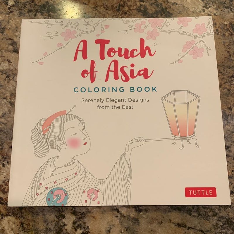 Touch of Asia Colouring Book