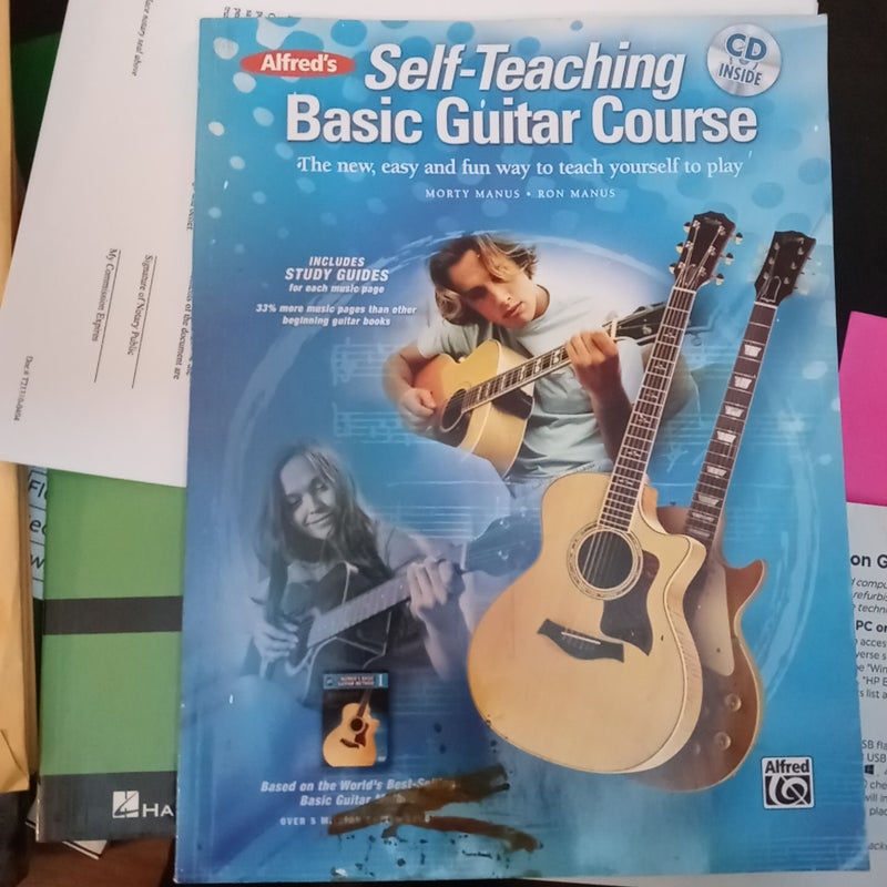 Alfred's Self-Teaching Basic Guitar Course