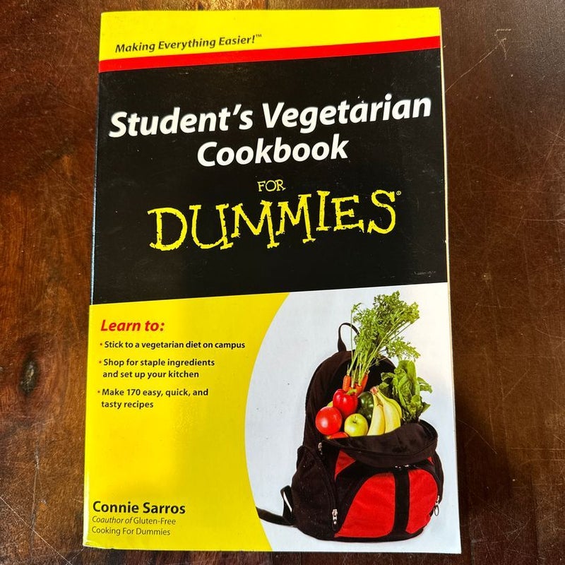 Student's Vegetarian Cookbook for Dummies