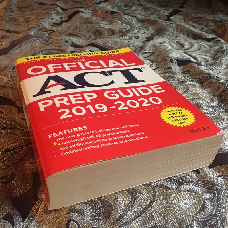 The Official ACT Prep Guide 2019-2020, (Book + 5 Practice Tests + Bonus Online Content)