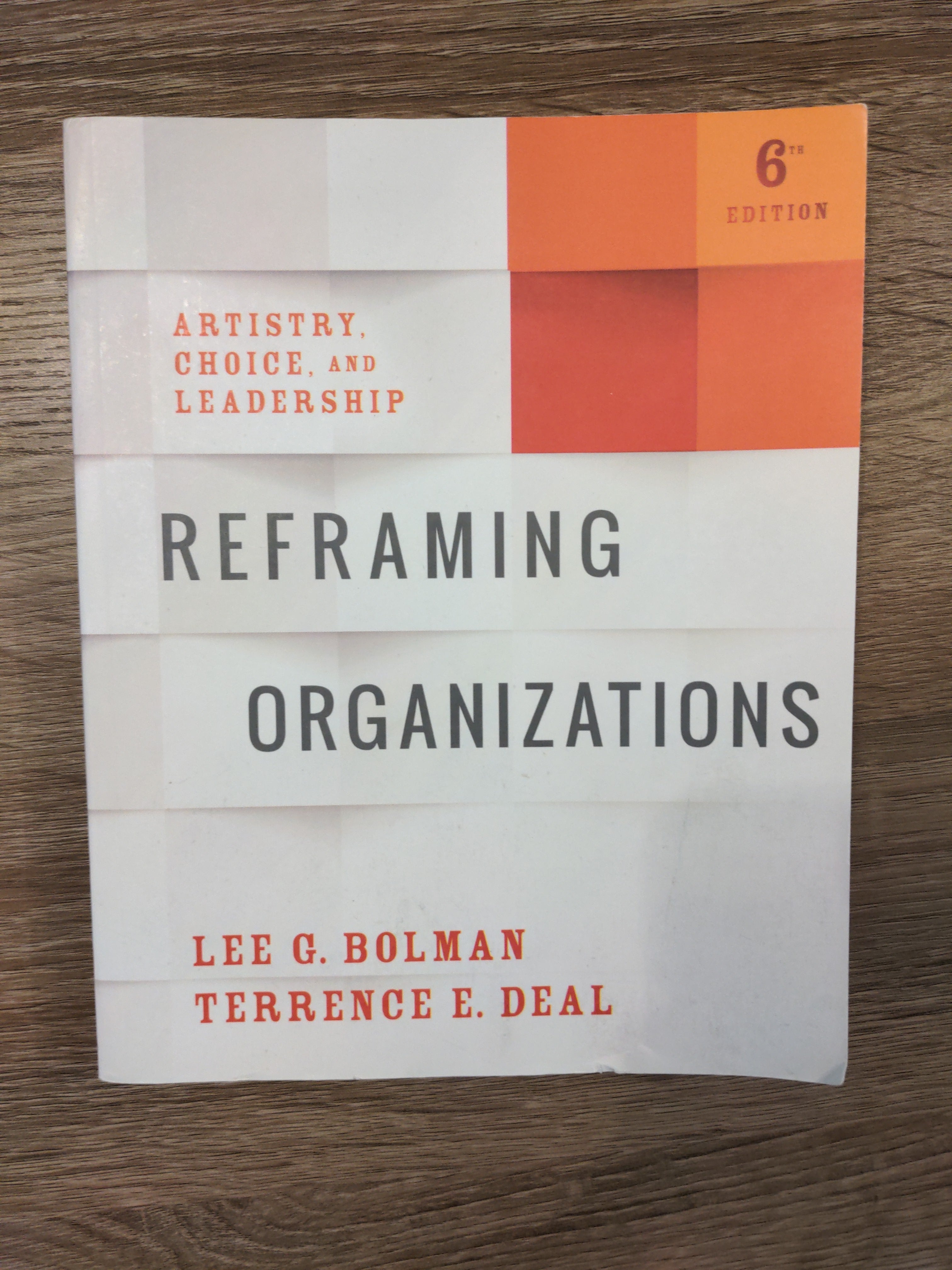 Reframing Organizations