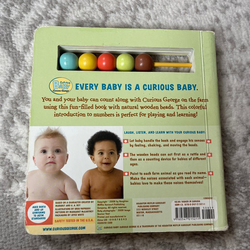 Curious Baby Counting (curious George Board Book with Beads)