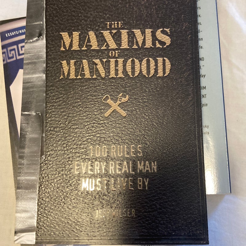 The Maxims of Manhood