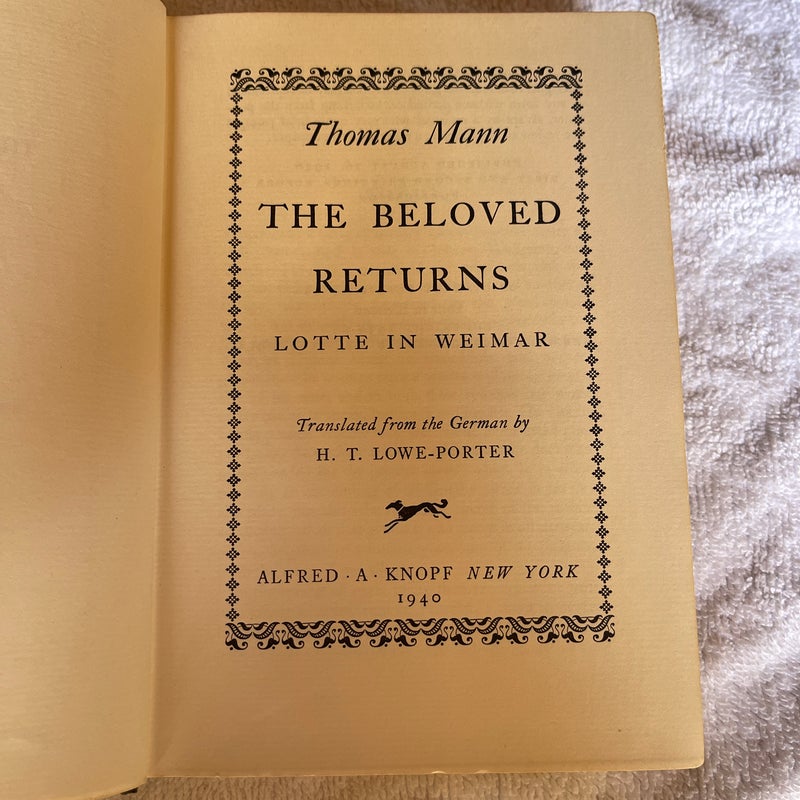 The Beloved Returns