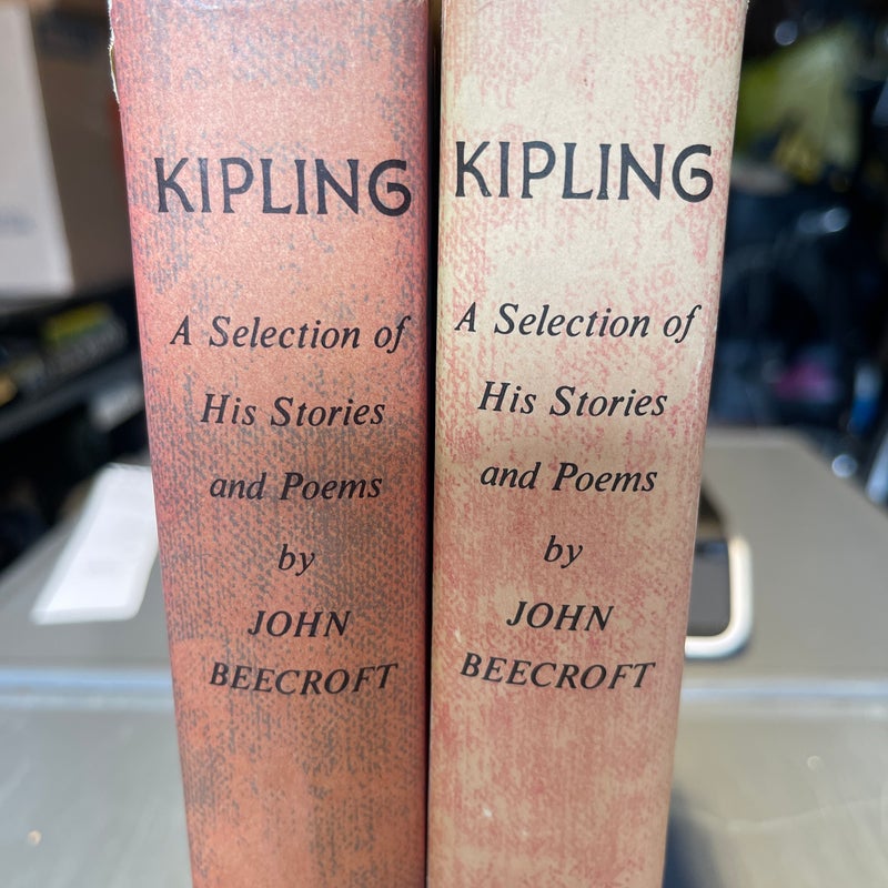 Kipling a selection of his stories and poems by John Beecroft