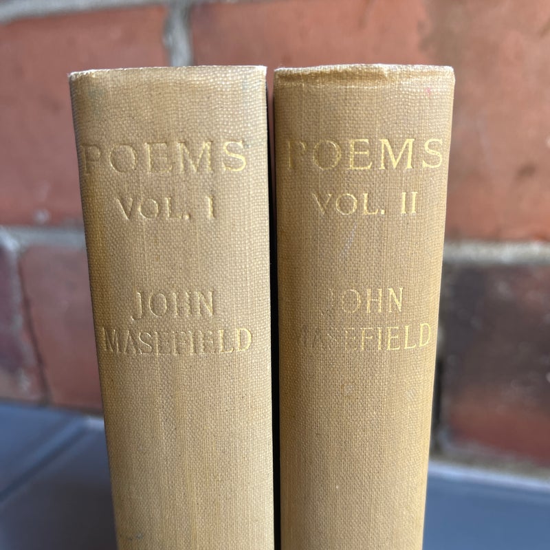 Poems volume 1 & 2 John Masefield
