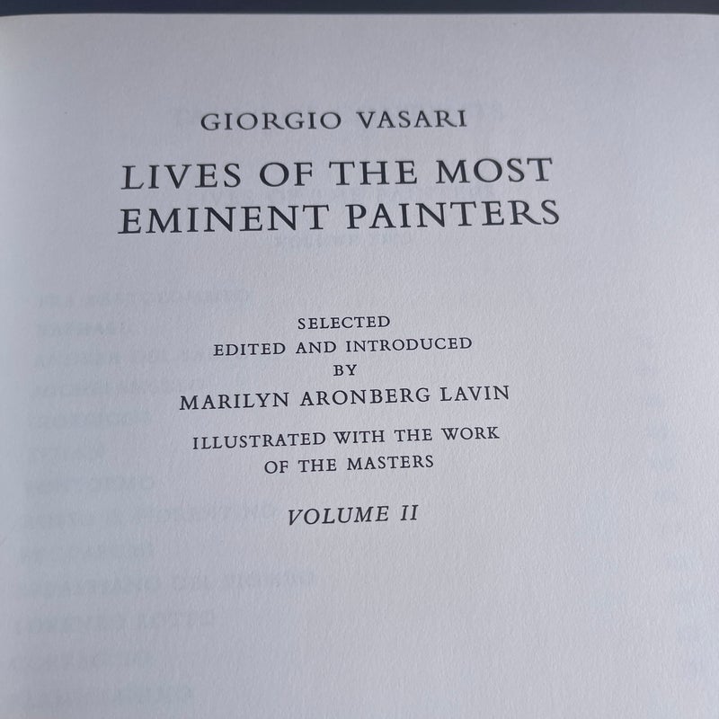 Lives Of The Most Eminent Painters