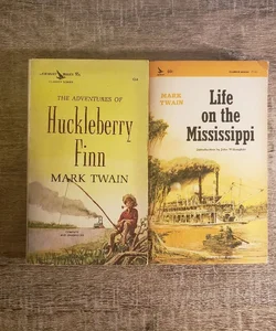 Mark Twain Bundle: Huckleberry Finn & Life on the Mississippi 