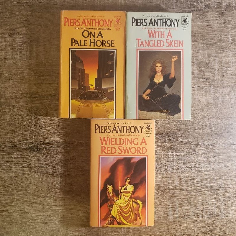 Incarnations of Immortality Books 1, 3 & 4