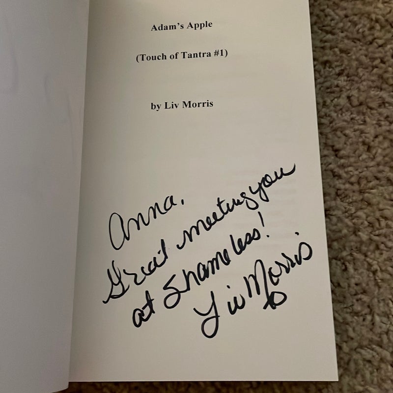 Adam's Apple (signed by the author)