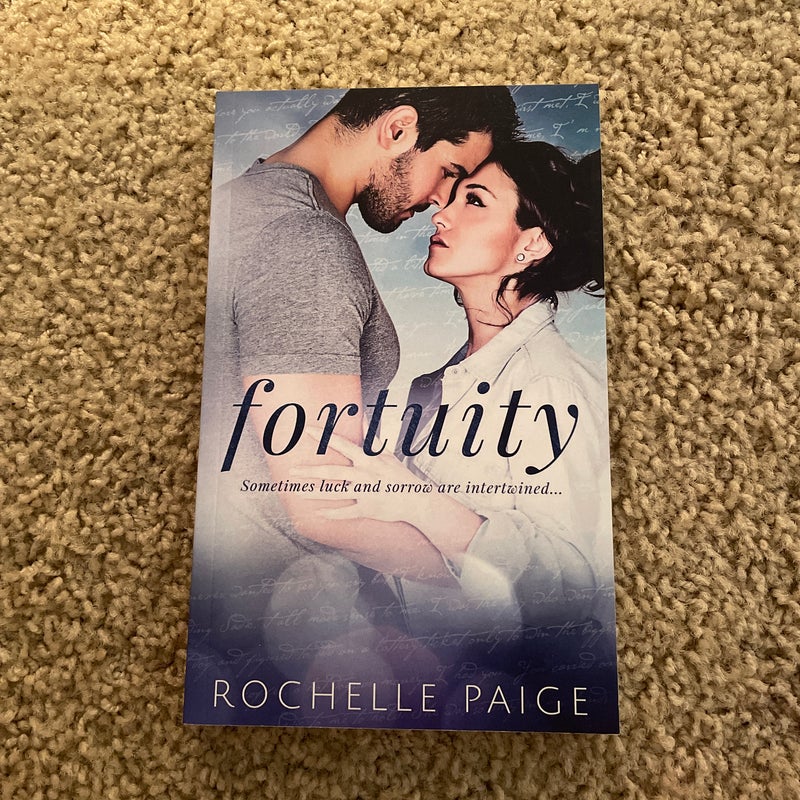 Fortuity (signed by author and cover model)