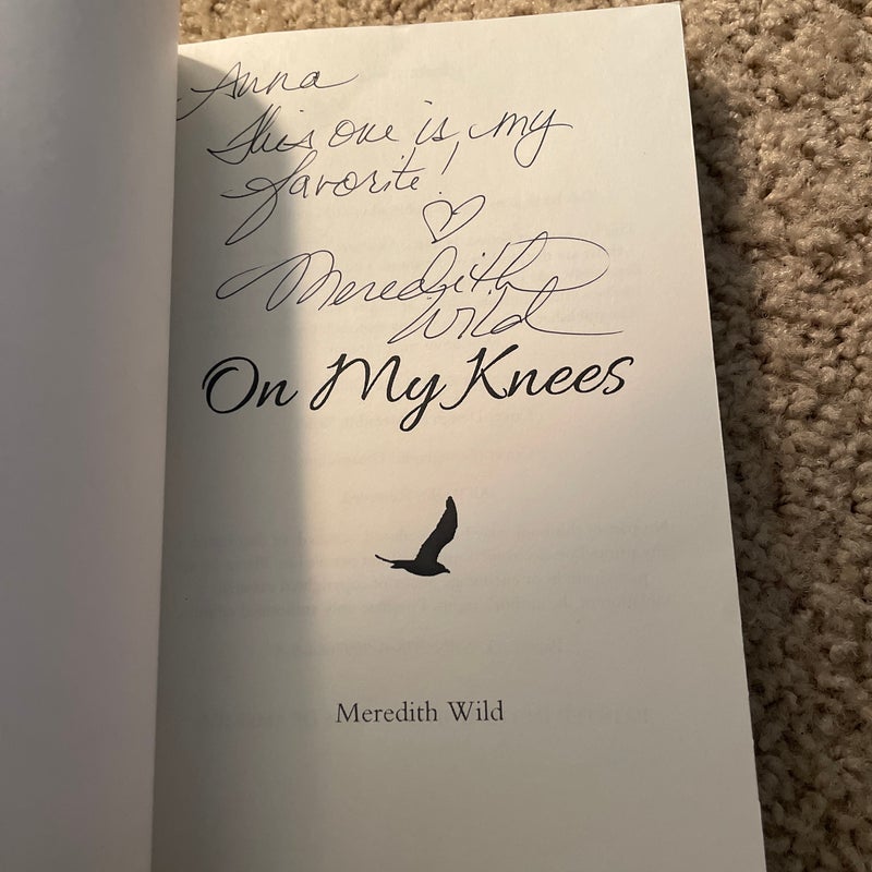 On My Knees (signed by the author)
