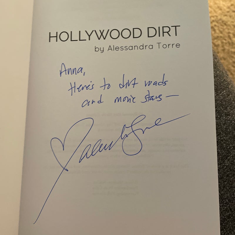 Hollywood Dirt (signed by the author)