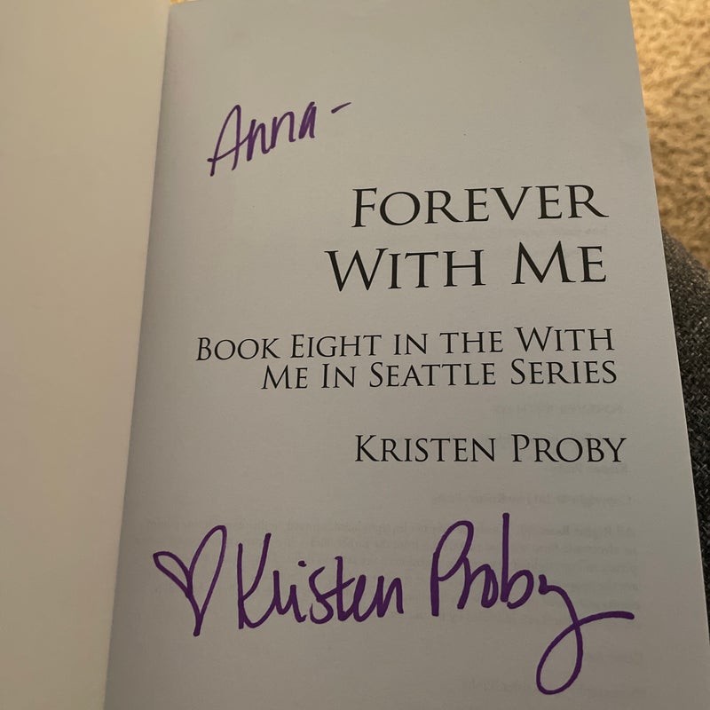 Forever with Me (original cover signed by the author)