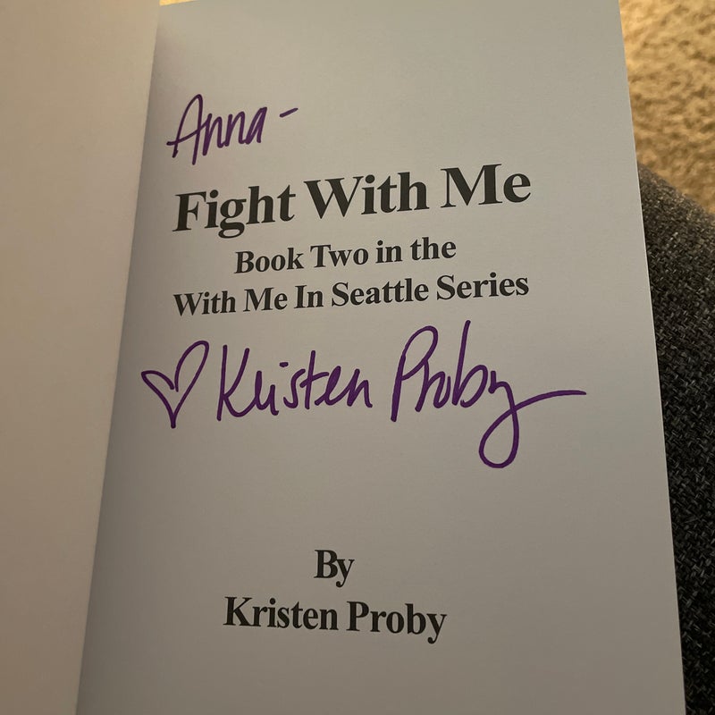 Fight with Me (original cover signed by the author)