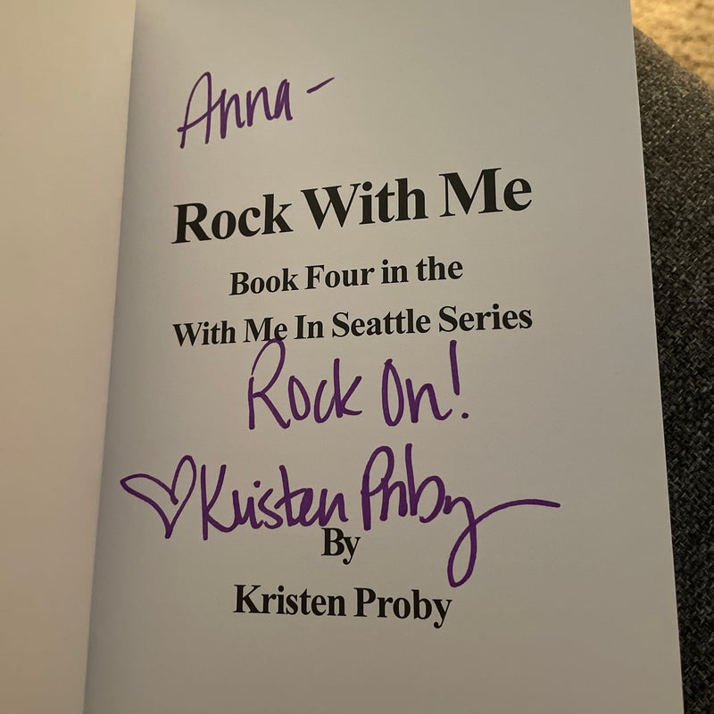 Rock with Me (original cover signed by the author)