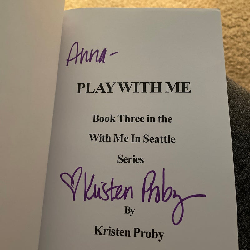 Play with Me (original cover signed by the author)