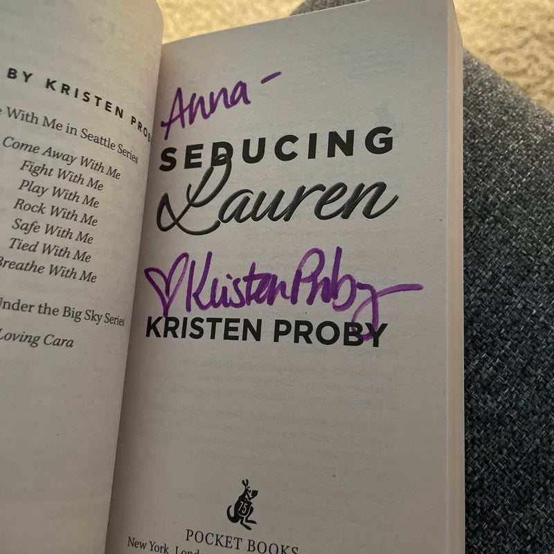 Seducing Lauren (signed by the author)