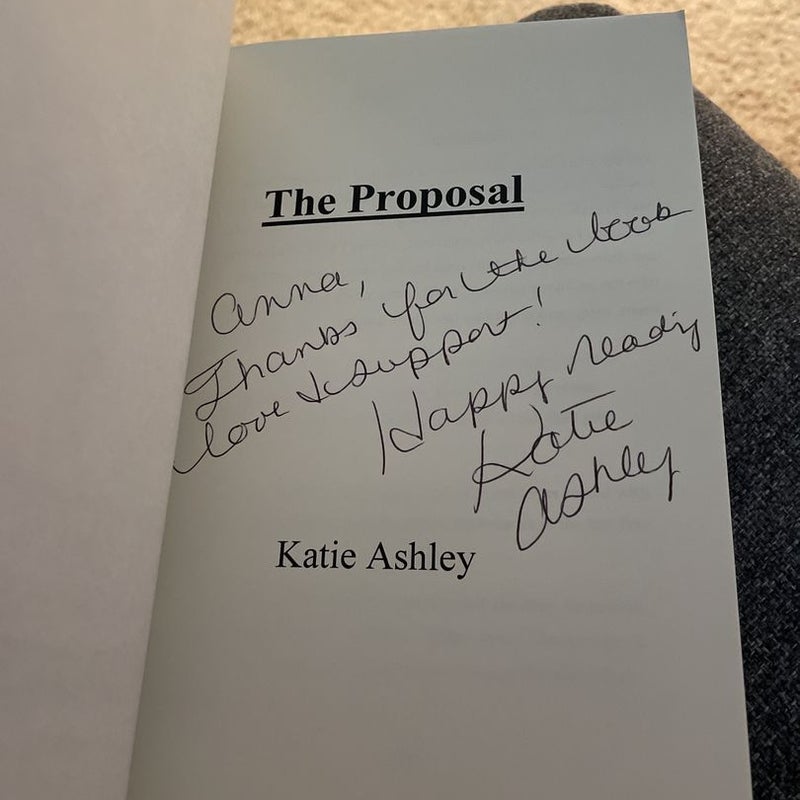 The Proposal (signed by the author)