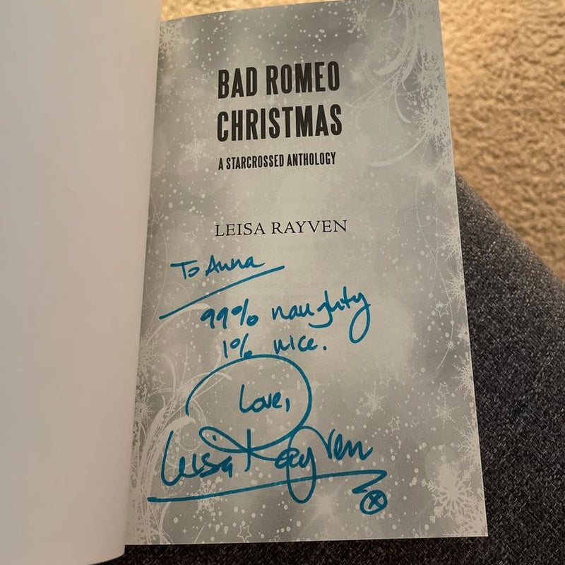Bad Romeo Christmas (signed by the author)