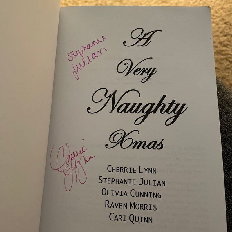 A Very Naughty Xmas (signed by two authors)