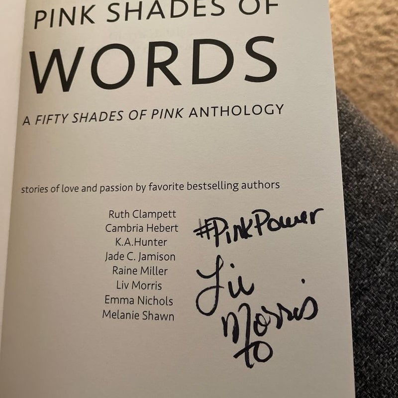 Pink Shades of Words (signed by two authors)
