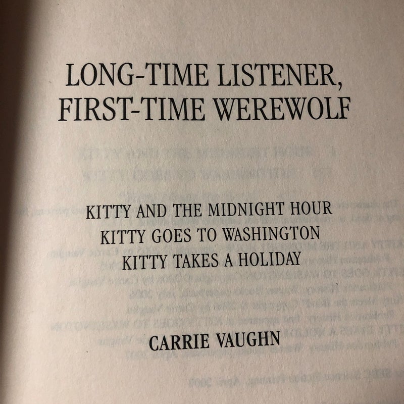 Long-Time Listener, First-Time Werewolf