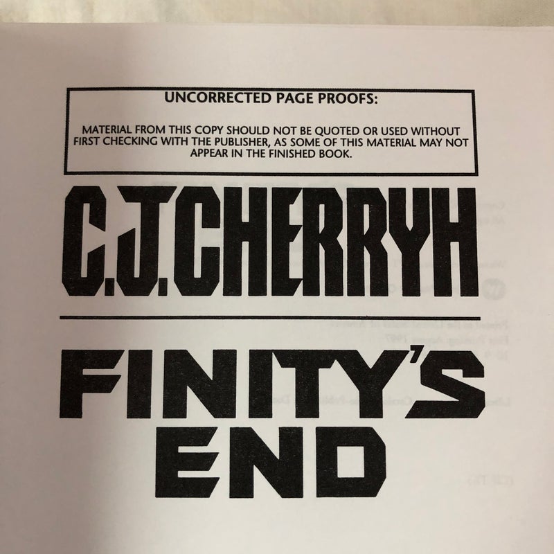Finity’s End