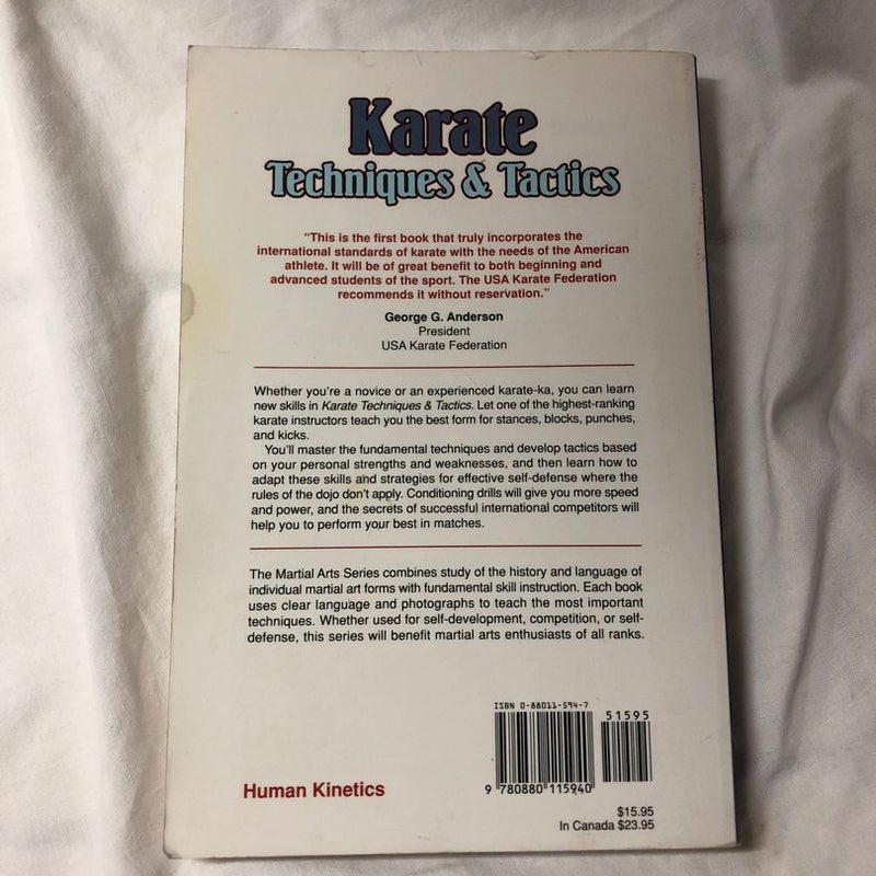 Karate Techniques and Tactics