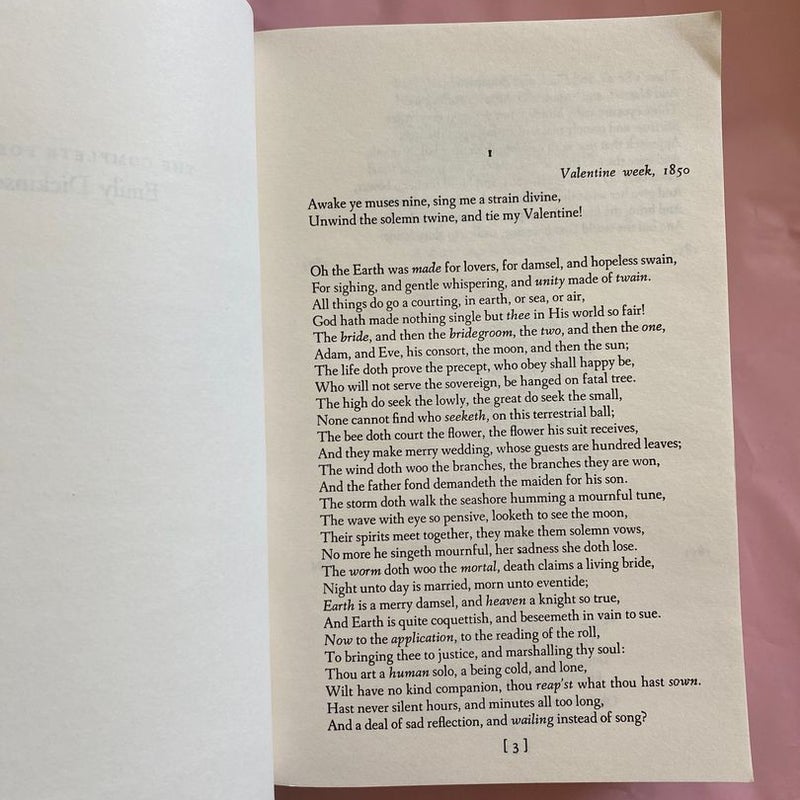 The Complete Poems of Emily Dickinson
