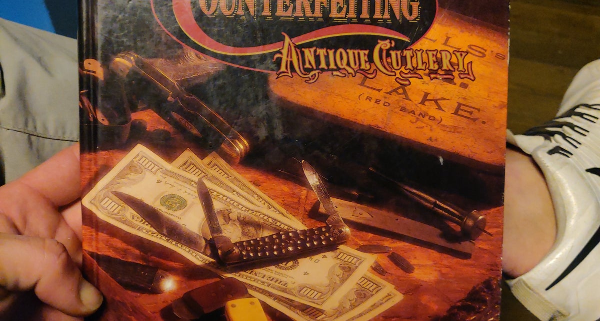 COUNTERFEITING ANTIQUE CUTLERY By Gerald L. authentic Witcher