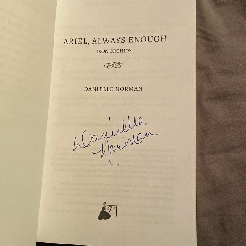 Signed Ariel, Always Enough