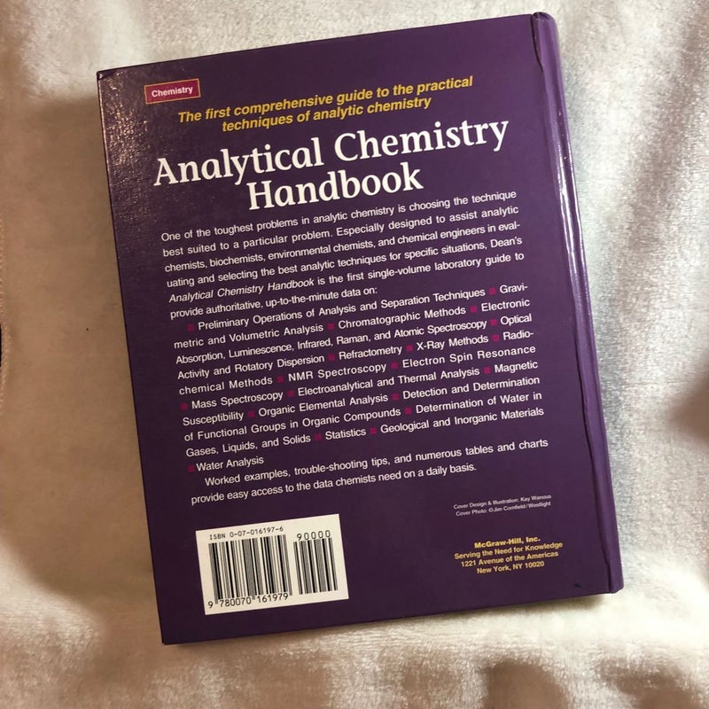 Analytical Chemistry Handbook