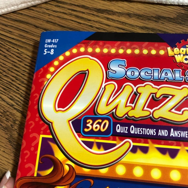 Social Studies Quiz Whiz