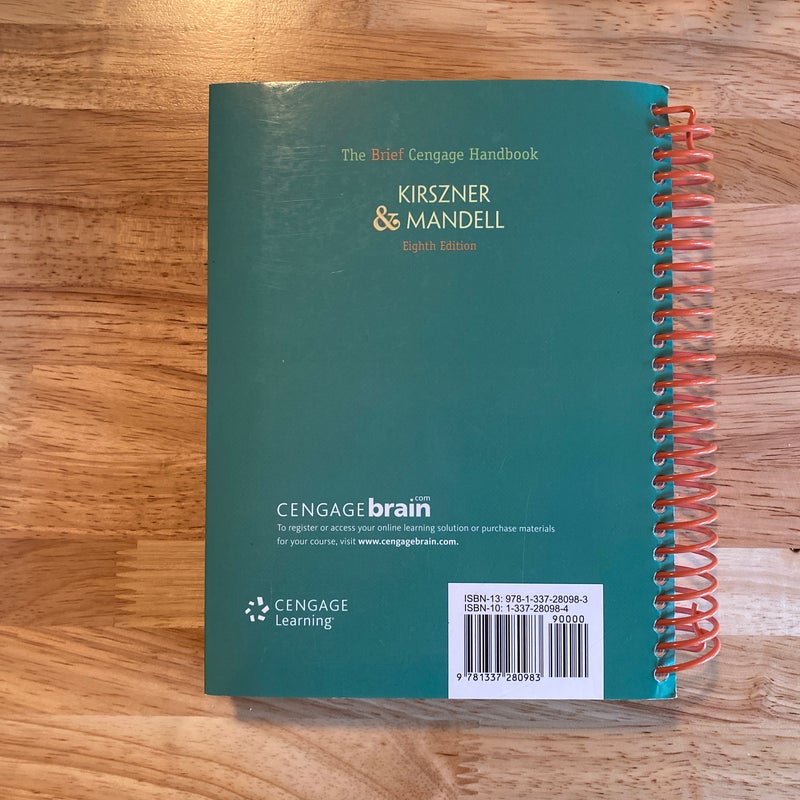 The Brief Cengage Handbook (Eighth Edition)