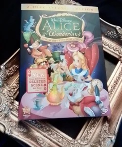 Alice In Wonderland - Brand New  2 Disc (DVD) Special Edition
