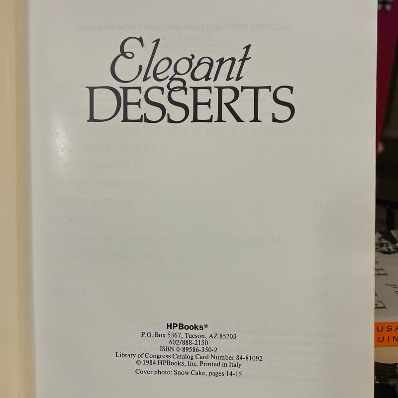 Elegant Desserts