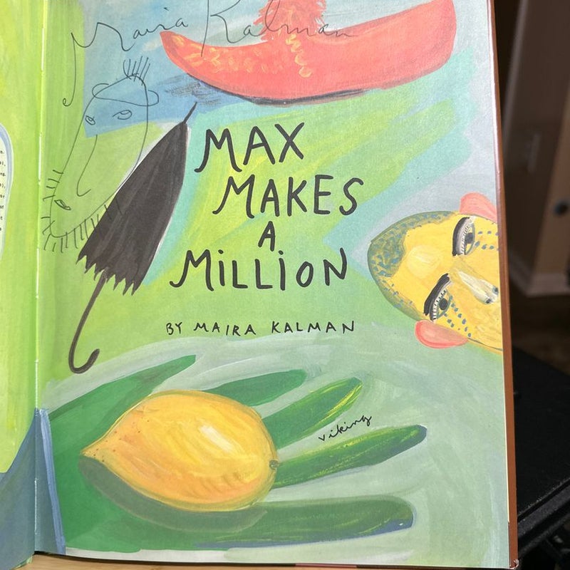 Max Makes a Million *** Signed 