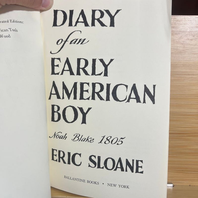 Diary of an Early American Boy