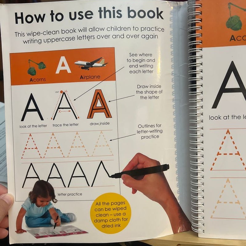 Wipe Clean Workbook Uppercase Alphabet