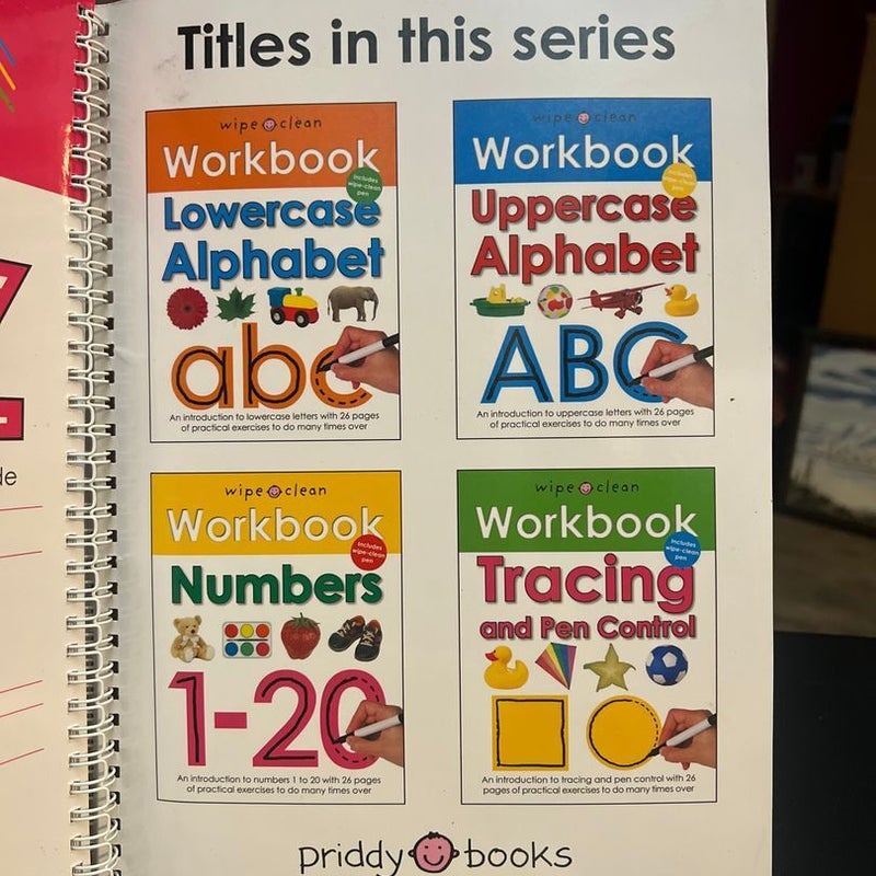 Wipe Clean Workbook Lowercase Alphabet