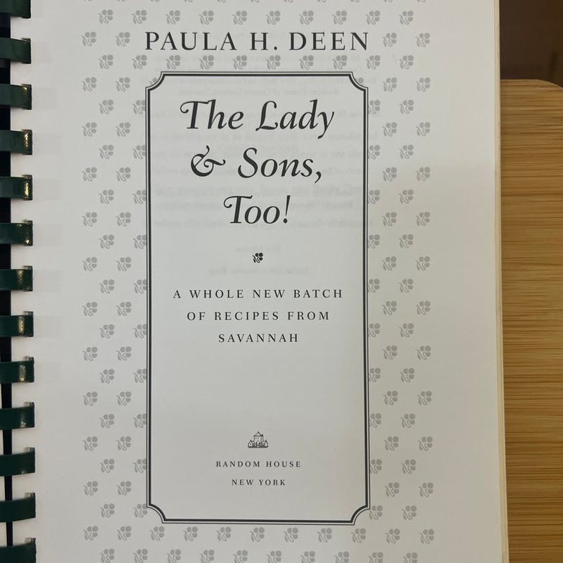 The Lady and Sons, Too! *** FIRST EDITION 
