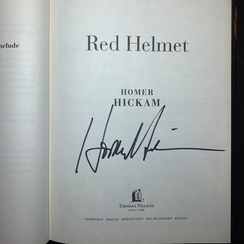 Red Helmet (signed)