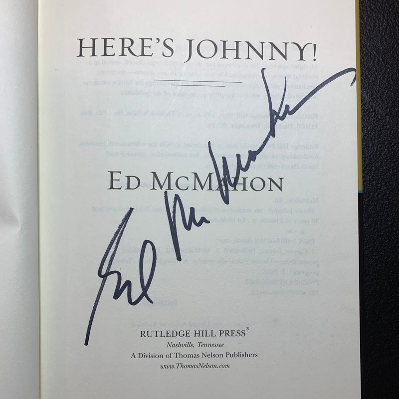 Here's Johnny! (signed)