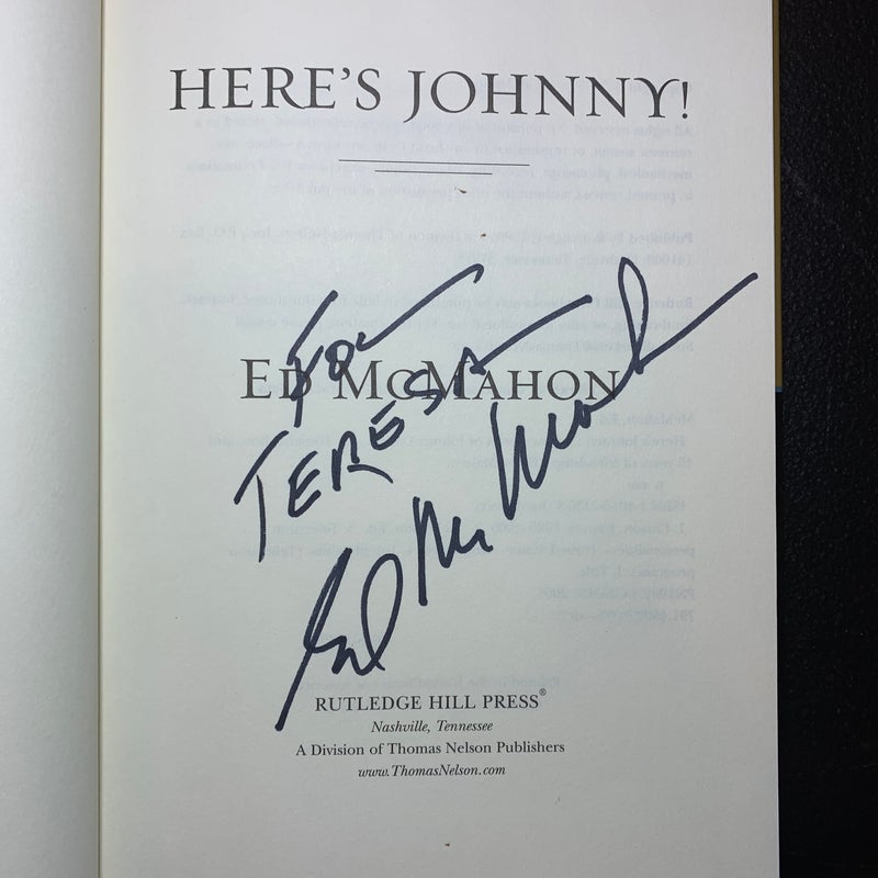 Here's Johnny! (signed)
